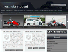 Tablet Screenshot of formulastudent.pl